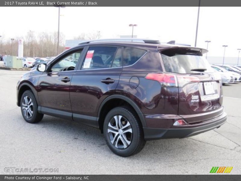 Black Current Metallic / Black 2017 Toyota RAV4 LE