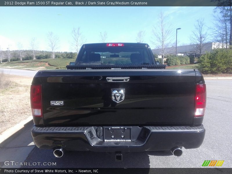 Black / Dark Slate Gray/Medium Graystone 2012 Dodge Ram 1500 ST Regular Cab