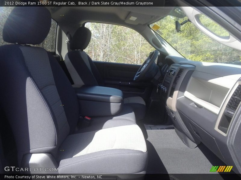Black / Dark Slate Gray/Medium Graystone 2012 Dodge Ram 1500 ST Regular Cab