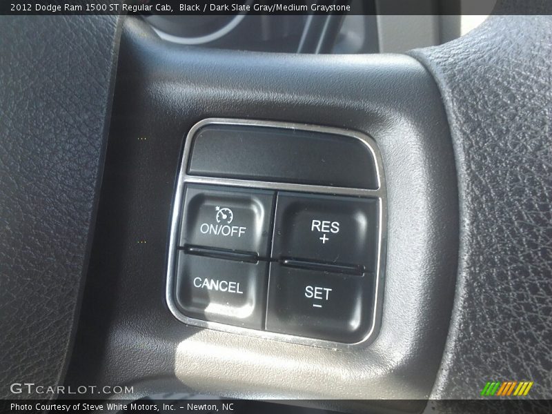Black / Dark Slate Gray/Medium Graystone 2012 Dodge Ram 1500 ST Regular Cab