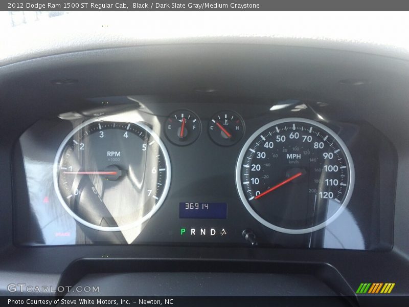 Black / Dark Slate Gray/Medium Graystone 2012 Dodge Ram 1500 ST Regular Cab