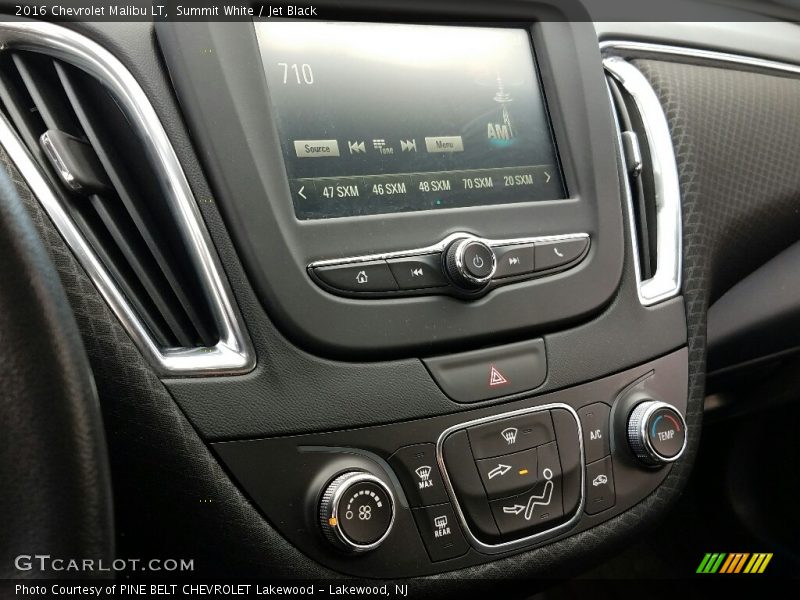 Summit White / Jet Black 2016 Chevrolet Malibu LT