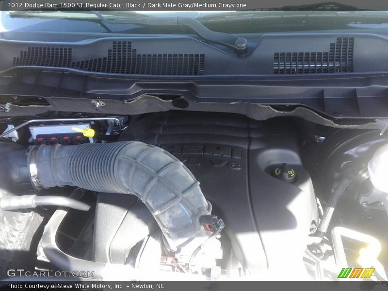 Black / Dark Slate Gray/Medium Graystone 2012 Dodge Ram 1500 ST Regular Cab