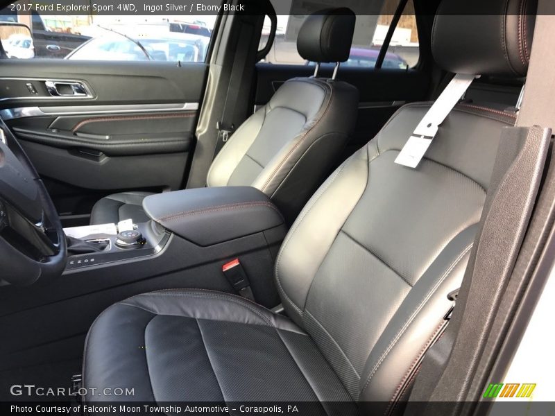 Ingot Silver / Ebony Black 2017 Ford Explorer Sport 4WD