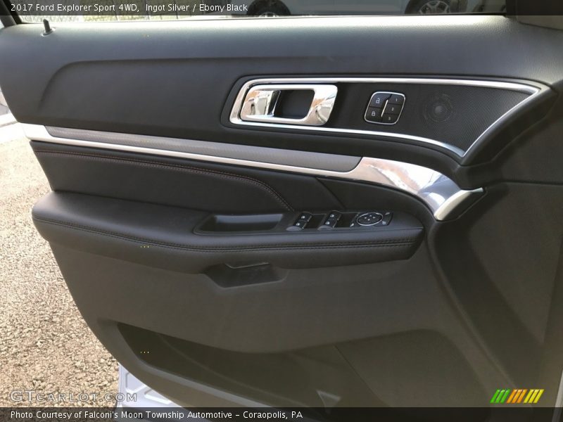 Ingot Silver / Ebony Black 2017 Ford Explorer Sport 4WD