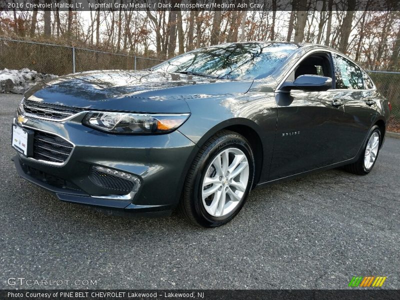 Nightfall Gray Metallic / Dark Atmosphere/Medium Ash Gray 2016 Chevrolet Malibu LT