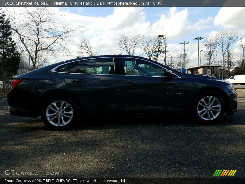 Nightfall Gray Metallic / Dark Atmosphere/Medium Ash Gray 2016 Chevrolet Malibu LT