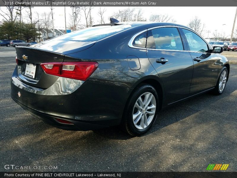 Nightfall Gray Metallic / Dark Atmosphere/Medium Ash Gray 2016 Chevrolet Malibu LT