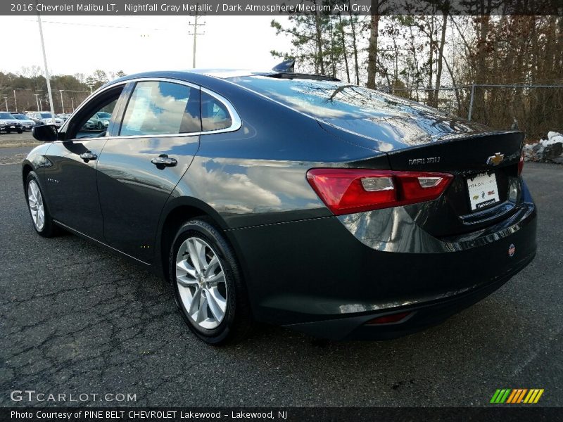 Nightfall Gray Metallic / Dark Atmosphere/Medium Ash Gray 2016 Chevrolet Malibu LT