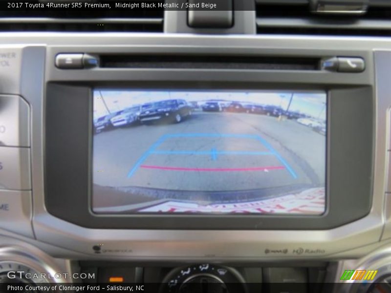 Midnight Black Metallic / Sand Beige 2017 Toyota 4Runner SR5 Premium