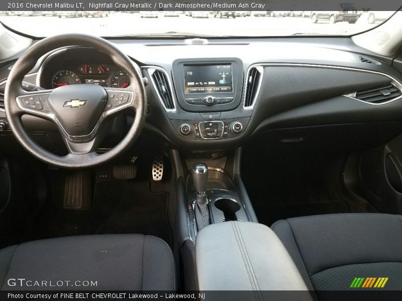 Nightfall Gray Metallic / Dark Atmosphere/Medium Ash Gray 2016 Chevrolet Malibu LT