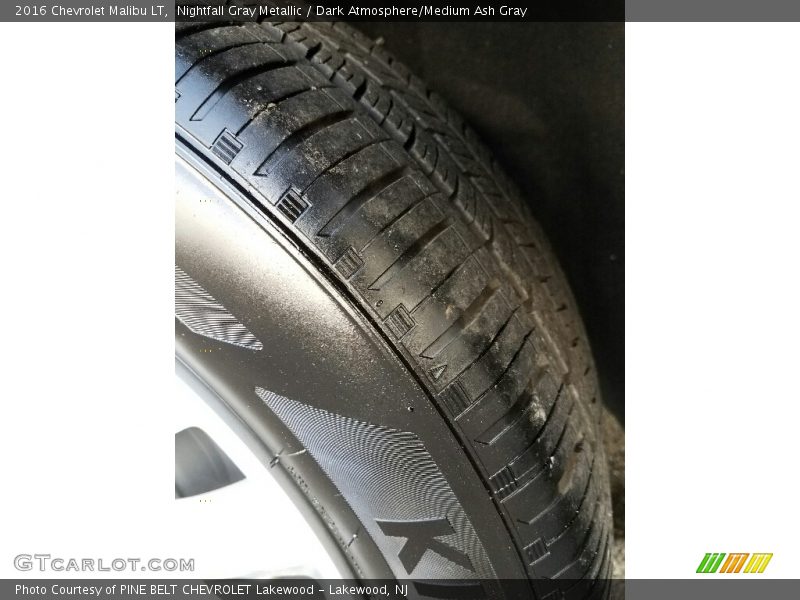 Nightfall Gray Metallic / Dark Atmosphere/Medium Ash Gray 2016 Chevrolet Malibu LT