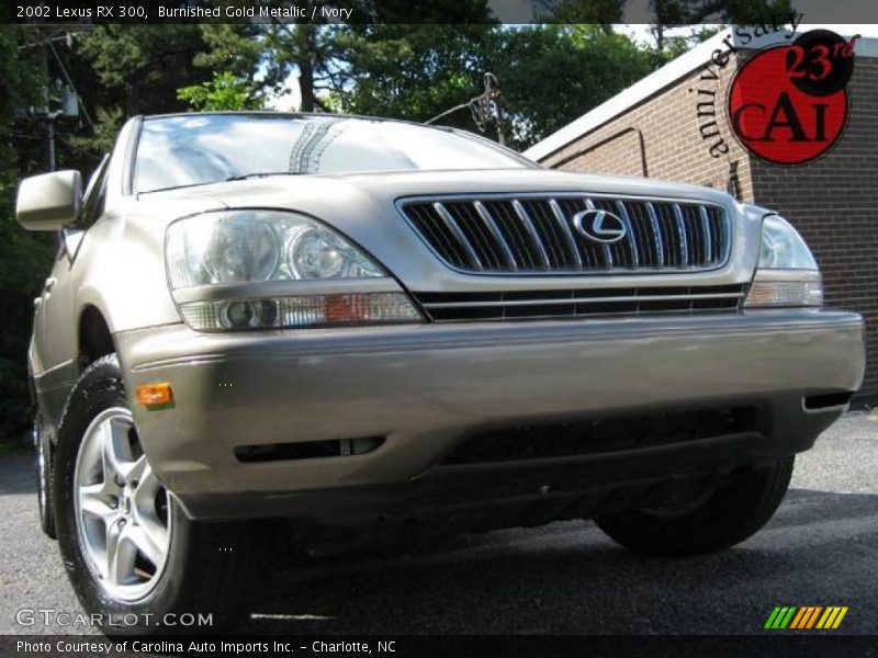 Burnished Gold Metallic / Ivory 2002 Lexus RX 300