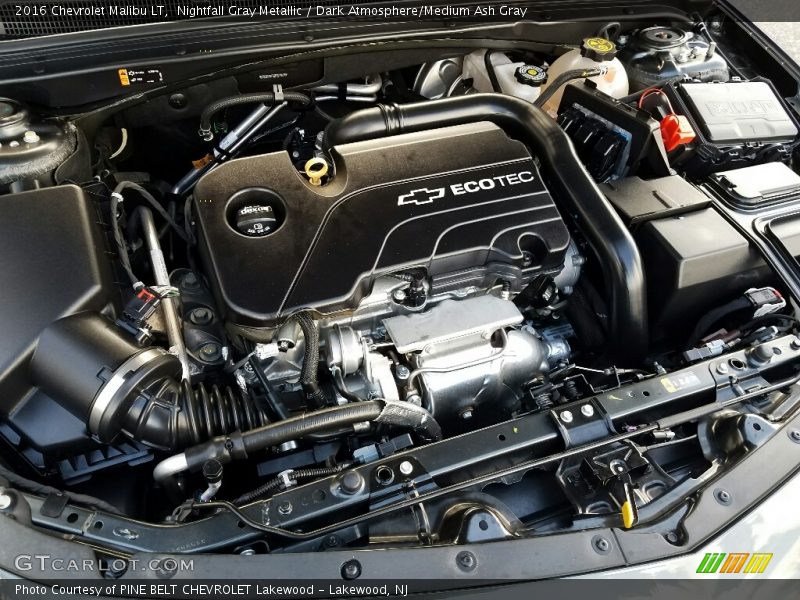 Nightfall Gray Metallic / Dark Atmosphere/Medium Ash Gray 2016 Chevrolet Malibu LT