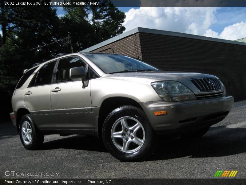 Burnished Gold Metallic / Ivory 2002 Lexus RX 300
