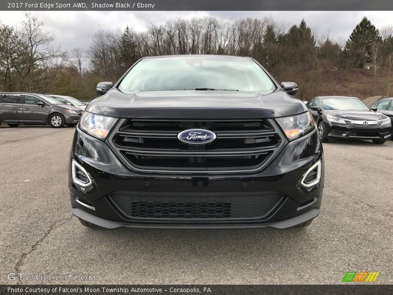 Shadow Black / Ebony 2017 Ford Edge Sport AWD