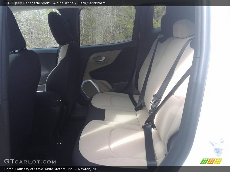 Alpine White / Black/Sandstorm 2017 Jeep Renegade Sport