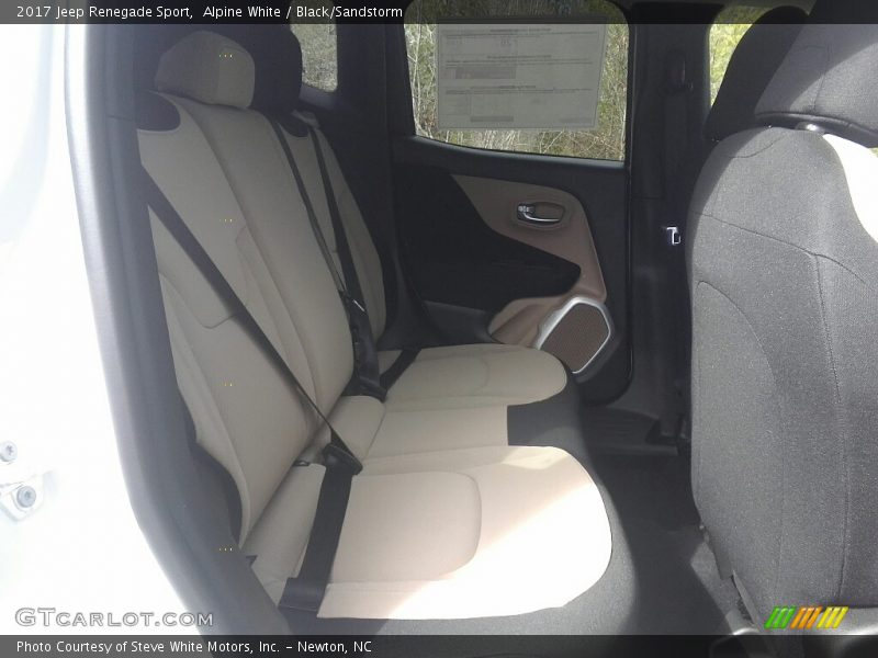 Alpine White / Black/Sandstorm 2017 Jeep Renegade Sport