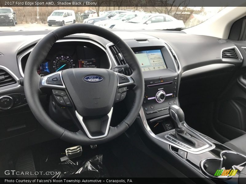 Dashboard of 2017 Edge Sport AWD