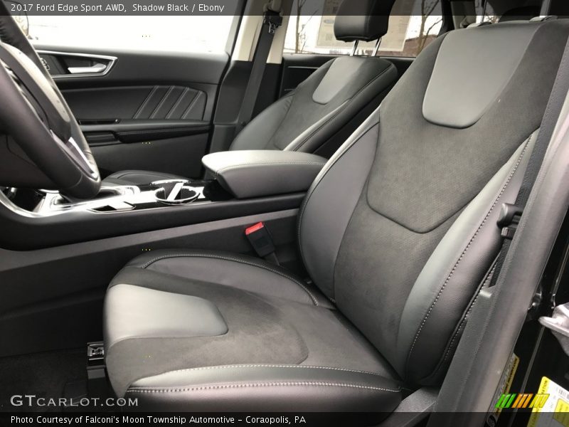Front Seat of 2017 Edge Sport AWD