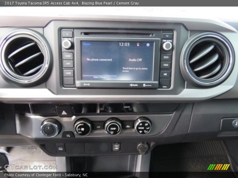 Controls of 2017 Tacoma SR5 Access Cab 4x4