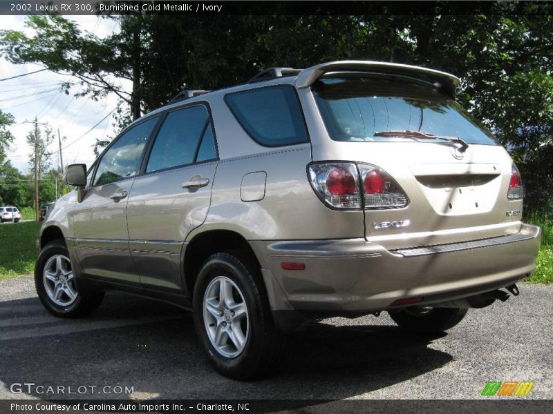 Burnished Gold Metallic / Ivory 2002 Lexus RX 300