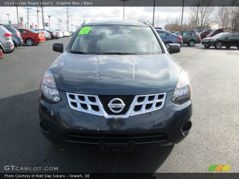 Graphite Blue / Black 2014 Nissan Rogue Select S