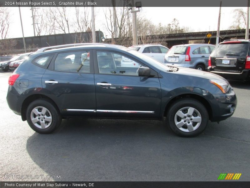 Graphite Blue / Black 2014 Nissan Rogue Select S