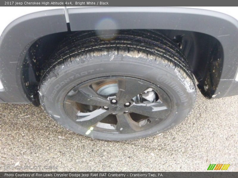 Bright White / Black 2017 Jeep Cherokee High Altitude 4x4