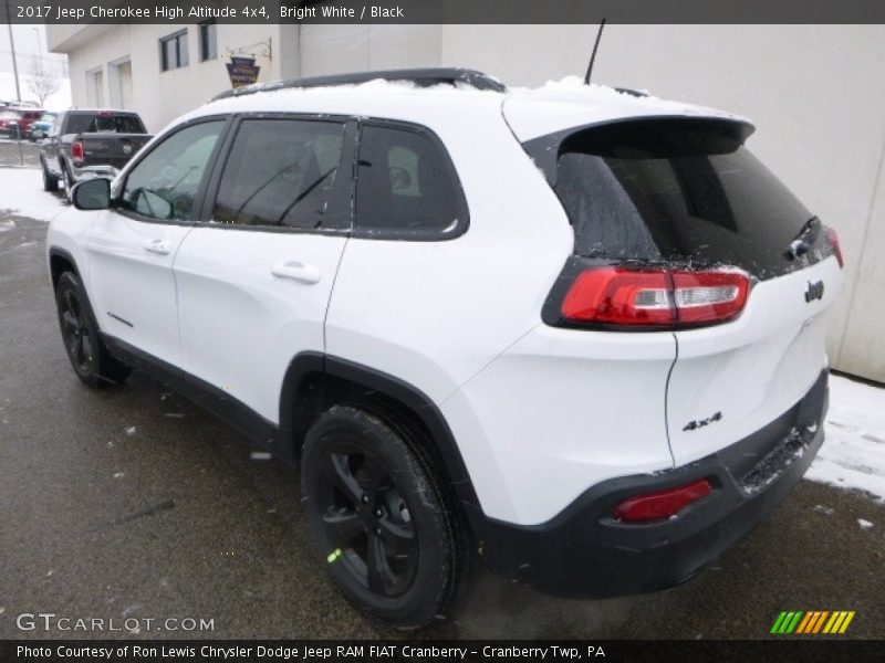 Bright White / Black 2017 Jeep Cherokee High Altitude 4x4