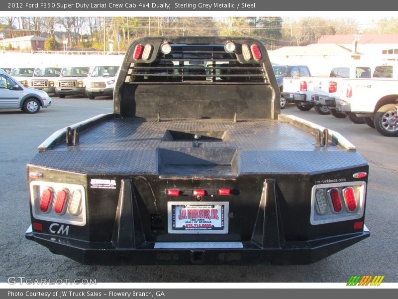 Sterling Grey Metallic / Steel 2012 Ford F350 Super Duty Lariat Crew Cab 4x4 Dually