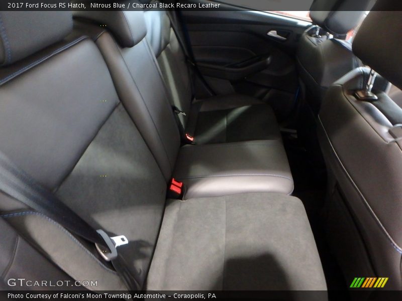 Nitrous Blue / Charcoal Black Recaro Leather 2017 Ford Focus RS Hatch