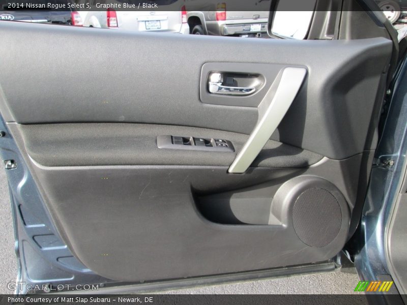 Graphite Blue / Black 2014 Nissan Rogue Select S