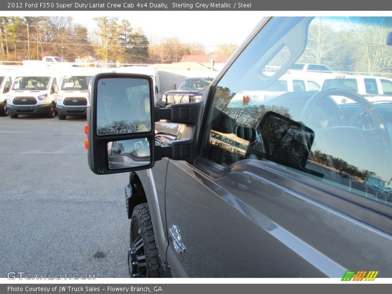 Sterling Grey Metallic / Steel 2012 Ford F350 Super Duty Lariat Crew Cab 4x4 Dually