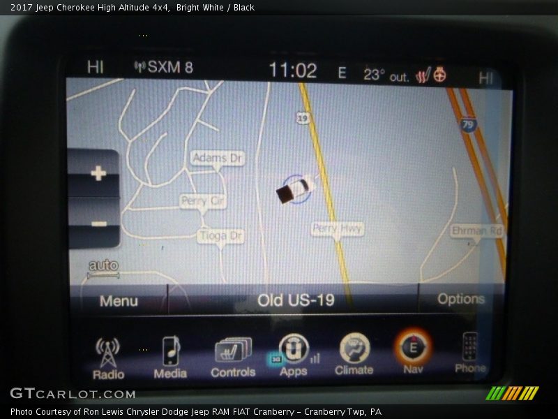 Bright White / Black 2017 Jeep Cherokee High Altitude 4x4