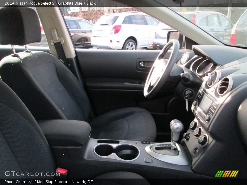 Graphite Blue / Black 2014 Nissan Rogue Select S