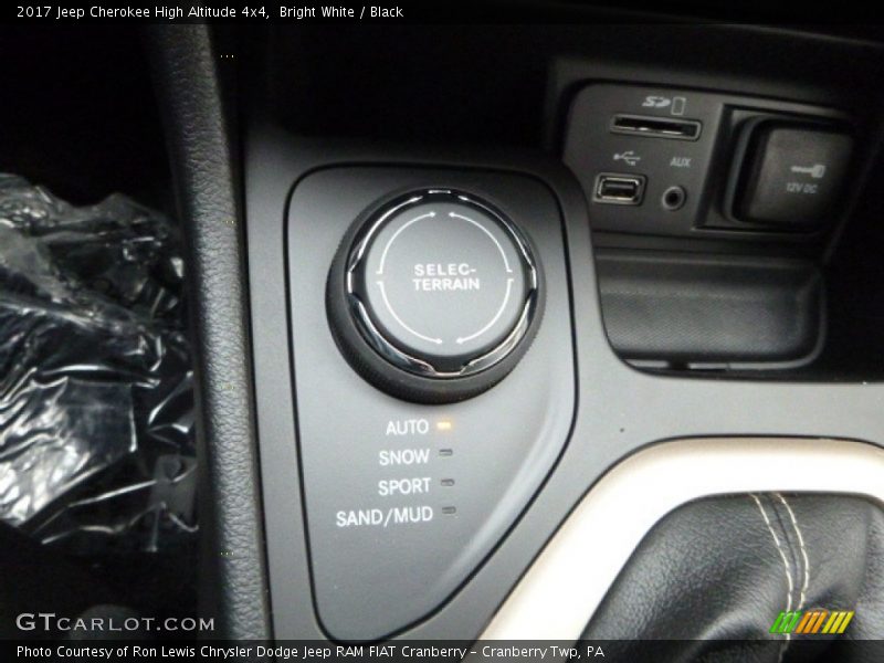 Bright White / Black 2017 Jeep Cherokee High Altitude 4x4