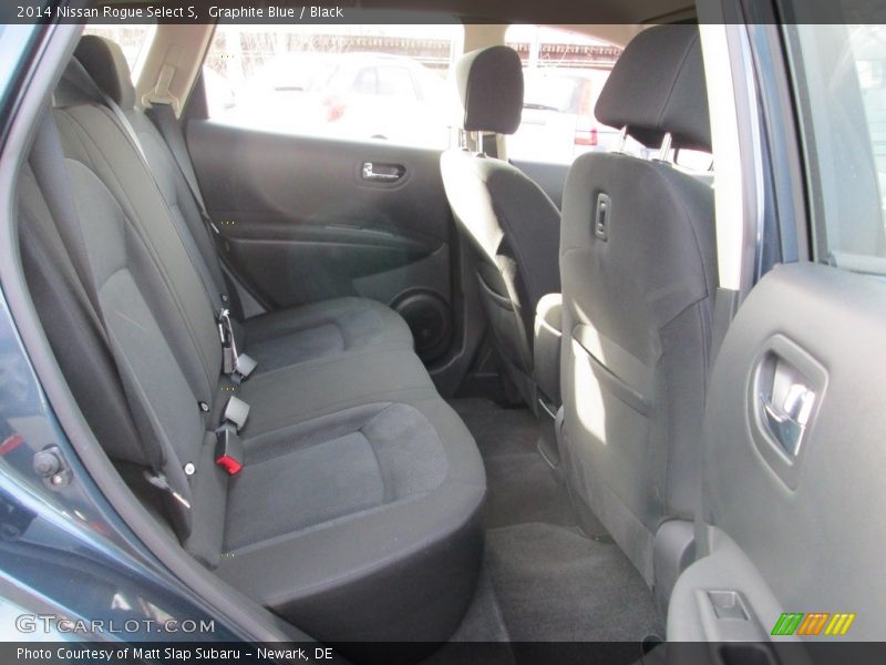 Graphite Blue / Black 2014 Nissan Rogue Select S