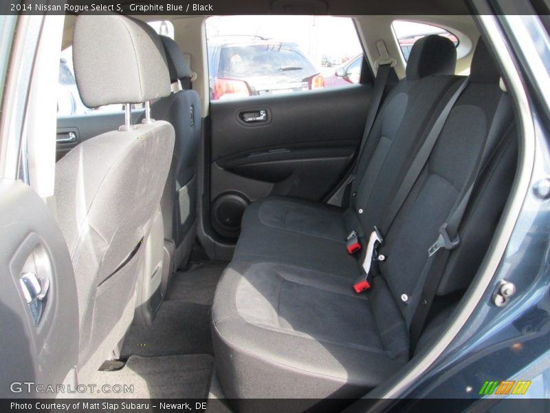 Graphite Blue / Black 2014 Nissan Rogue Select S