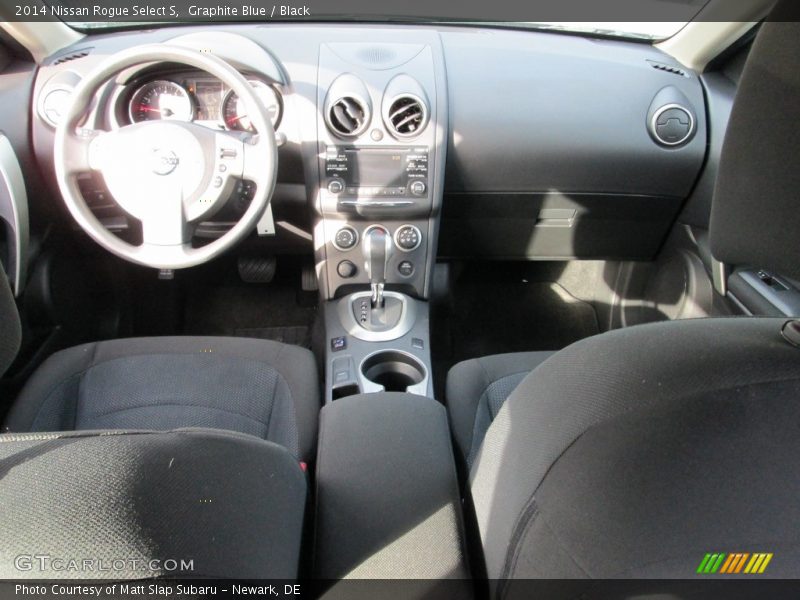 Graphite Blue / Black 2014 Nissan Rogue Select S