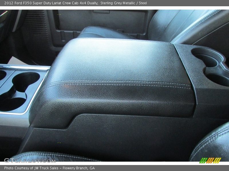 Sterling Grey Metallic / Steel 2012 Ford F350 Super Duty Lariat Crew Cab 4x4 Dually