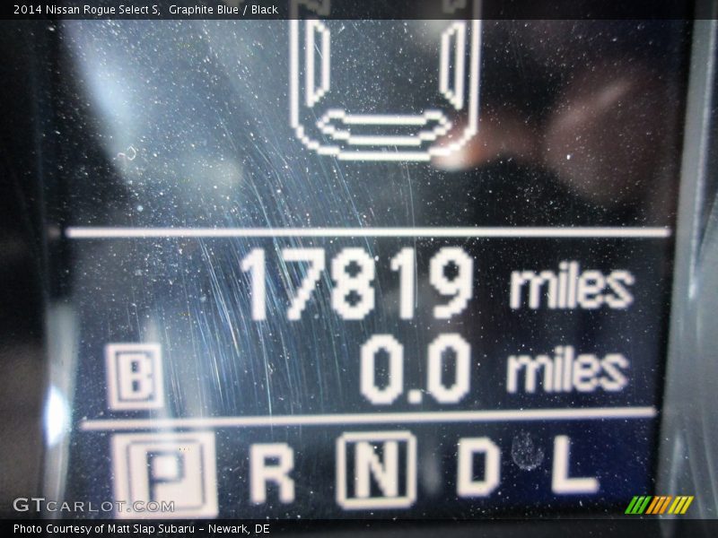 Graphite Blue / Black 2014 Nissan Rogue Select S