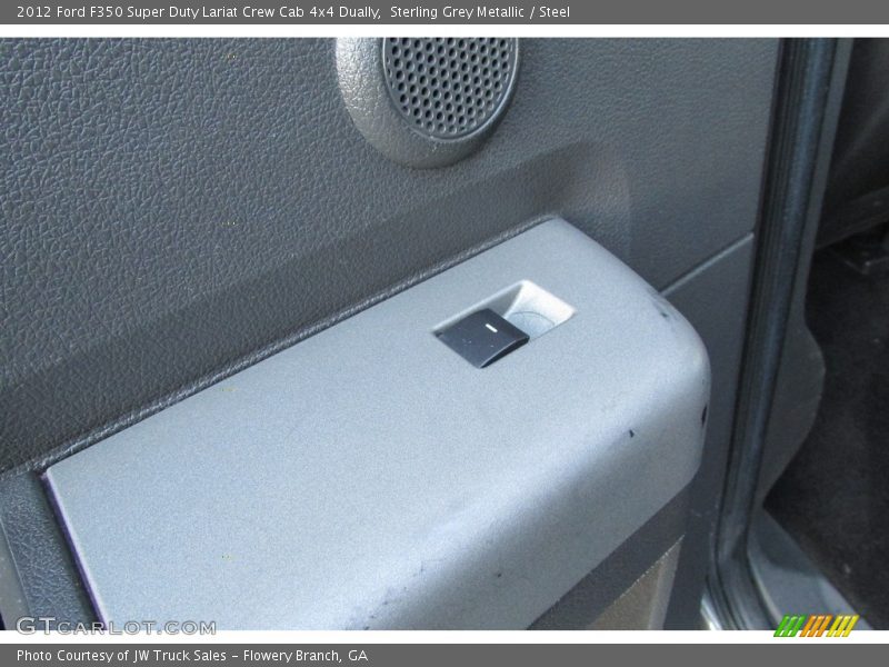 Sterling Grey Metallic / Steel 2012 Ford F350 Super Duty Lariat Crew Cab 4x4 Dually