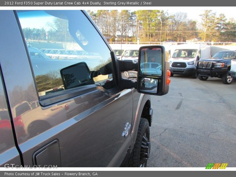Sterling Grey Metallic / Steel 2012 Ford F350 Super Duty Lariat Crew Cab 4x4 Dually