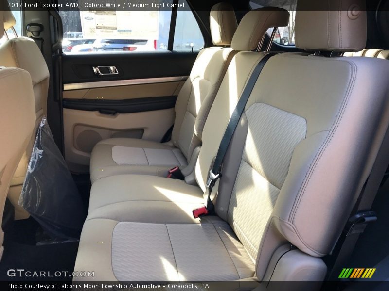 Oxford White / Medium Light Camel 2017 Ford Explorer 4WD