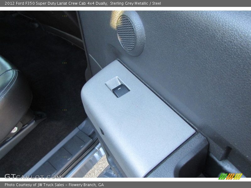 Sterling Grey Metallic / Steel 2012 Ford F350 Super Duty Lariat Crew Cab 4x4 Dually