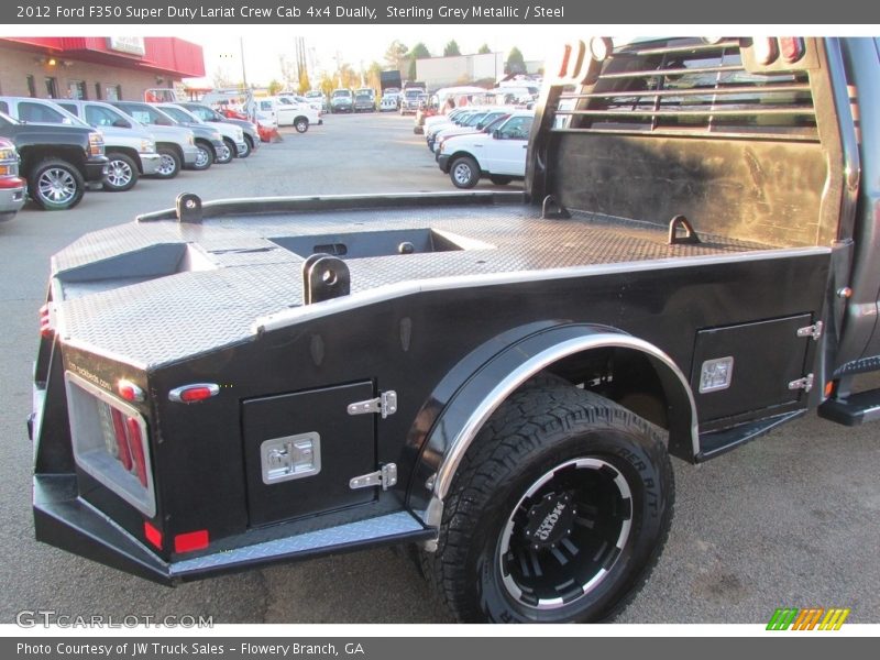 Sterling Grey Metallic / Steel 2012 Ford F350 Super Duty Lariat Crew Cab 4x4 Dually