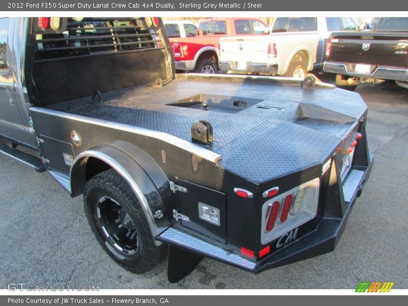 Sterling Grey Metallic / Steel 2012 Ford F350 Super Duty Lariat Crew Cab 4x4 Dually