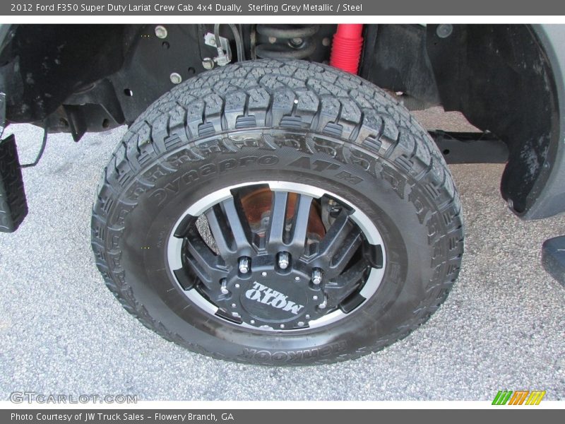 Sterling Grey Metallic / Steel 2012 Ford F350 Super Duty Lariat Crew Cab 4x4 Dually
