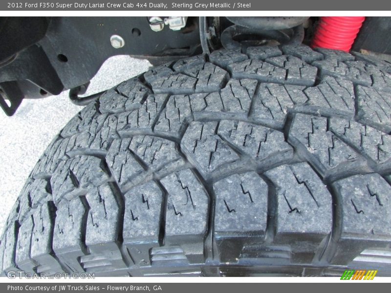 Sterling Grey Metallic / Steel 2012 Ford F350 Super Duty Lariat Crew Cab 4x4 Dually